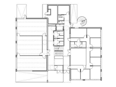 maison du conseil général de l'isère plan d'étage courant